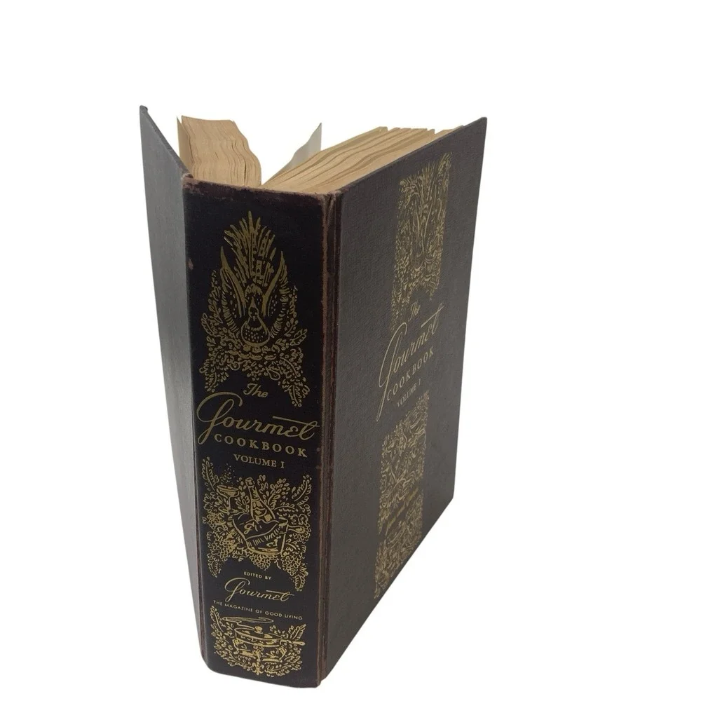 The Gourmet‎ Cookbook Volume 1 Vintage 1957 Hardcover Book USA
